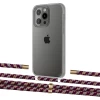 Чохол Upex Crossbody Protection Case для iPhone 13 Pro Max Crystal with Aide Burgundy Camouflage and Cap Gold (UP104771)