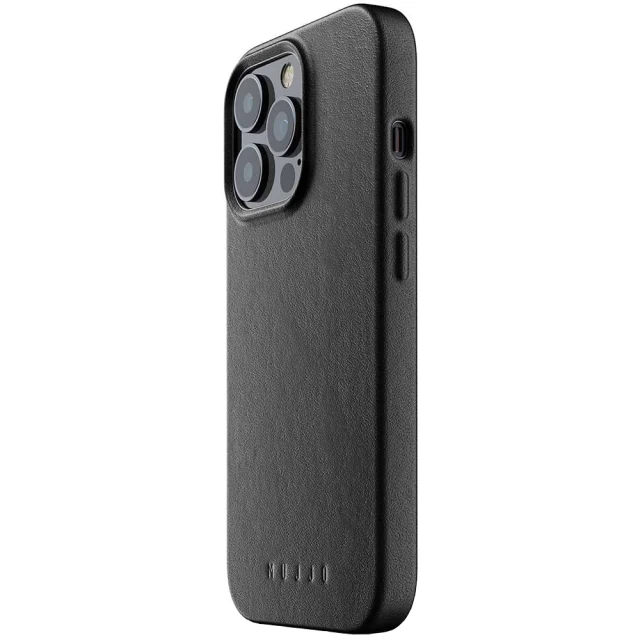 Чохол шкіряний MUJJO для Apple iPhone 13 Pro Max Full Leather, Black