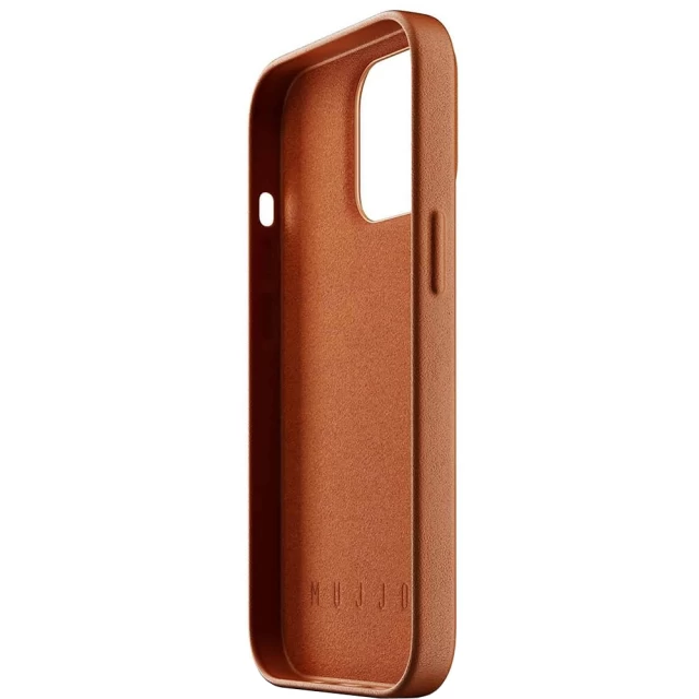 Чохол шкіряний MUJJO для Apple iPhone 13 Pro Max Wallet Full Leather, Tan