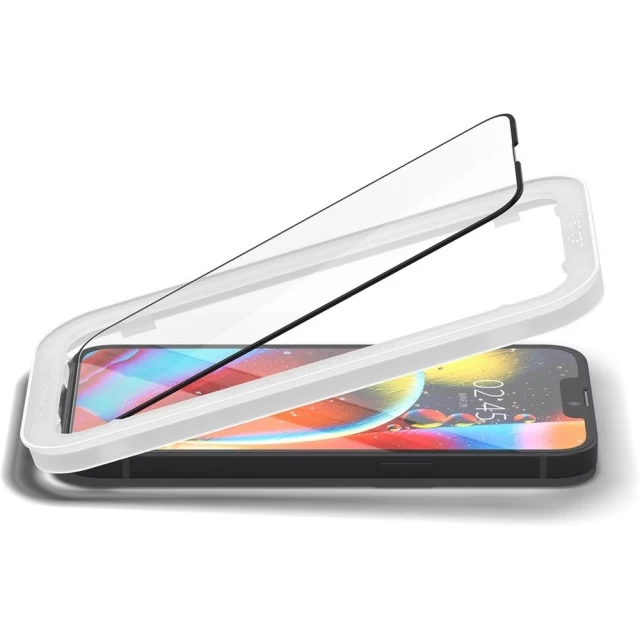 Защитное стекло Spigen для iPhone 13 | 13 Pro tR Align Master FC Black (2 Pack) (AGL03387)