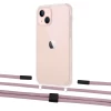 Чохол Upex Crossbody Protection Case для iPhone 13 mini Crystal with Twine Rose Gold and Fausset Matte Black (UP83717)