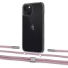 Чохол Upex Crossbody Protection Case для iPhone 13 mini Crystal with Twine Rose Gold and Fausset Silver (UP83734)