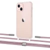 Чехол Upex Crossbody Protection Case для iPhone 13 Crystal with Twine Rose Gold and Fausset Silver (UP83581)