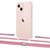 Чохол Upex Crossbody Protection Case для iPhone 13 mini Crystal with Twine Coral and Fausset Silver (UP83735)