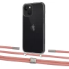 Чехол Upex Crossbody Protection Case для iPhone 13 Crystal with Twine Cantaloupe and Fausset Silver (UP83584)