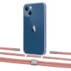 Чехол Upex Crossbody Protection Case для iPhone 13 Crystal with Twine Cantaloupe and Fausset Silver (UP83584)