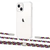 Чехол Upex Crossbody Protection Case для iPhone 13 mini Crystal with Twine Critical Camouflage and Fausset Silver (UP83748)