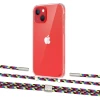 Чехол Upex Crossbody Protection Case для iPhone 13 Crystal with Twine Critical Camouflage and Fausset Silver (UP83595)