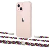 Чохол Upex Crossbody Protection Case для iPhone 13 Crystal with Twine Critical Camouflage and Fausset Silver (UP83595)