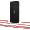 Чехол Upex Crossbody Protection Case для iPhone 13 Crystal with Twine Cantaloupe and Fausset Gold (UP83601)