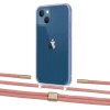 Чехол Upex Crossbody Protection Case для iPhone 13 Crystal with Twine Cantaloupe and Fausset Gold (UP83601)