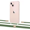Чохол Upex Crossbody Protection Case для iPhone 13 Crystal with Twine Mint and Fausset Gold (UP83605)