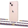 Чохол Upex Crossbody Protection Case для iPhone 13 Crystal with Twine Blue Sunset and Fausset Gold (UP83609)