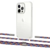 Чохол Upex Crossbody Protection Case для iPhone 13 Pro Crystal with Twine Blue Sunset and Fausset Silver (UP83643)