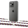 Чохол Upex Crossbody Protection Case для iPhone 13 Pro Max Crystal with Twine Critical Camouflage and Fausset Silver (UP83697)