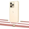Чехол Upex Crossbody Protection Case для iPhone 13 Pro Crystal with Twine Cantaloupe and Fausset Gold (UP83652)
