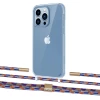 Чохол Upex Crossbody Protection Case для iPhone 13 Pro Max Crystal with Twine Blue Sunset and Fausset Gold (UP83711)