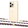 Чохол Upex Crossbody Protection Case для iPhone 13 Pro Crystal with Twine Critical Camouflage and Fausset Gold (UP83663)