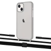 Чохол Upex Crossbody Protection Case для iPhone 13 mini Dark with Twine Black  and Fausset Matte Black (UP84486)