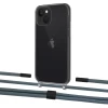 Чохол Upex Crossbody Protection Case для iPhone 13 mini Dark with Twine Cactus and Fausset Matte Black (UP84487)