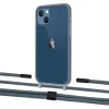 Чехол Upex Crossbody Protection Case для iPhone 13 Dark with Twine Cactus and Fausset Matte Black (UP84334)