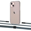 Чохол Upex Crossbody Protection Case для iPhone 13 mini Dark with Twine Cactus and Fausset Matte Black (UP84487)