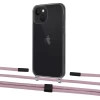 Чехол Upex Crossbody Protection Case для iPhone 13 Dark with Twine Rose Gold and Fausset Matte Black (UP84335)