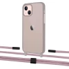 Чохол Upex Crossbody Protection Case для iPhone 13 mini Dark with Twine Rose Gold and Fausset Matte Black (UP84488)