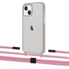 Чехол Upex Crossbody Protection Case для iPhone 13 mini Dark with Twine Coral and Fausset Matte Black (UP84489)