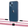 Чохол Upex Crossbody Protection Case для iPhone 13 mini Dark with Twine Coral and Fausset Matte Black (UP84489)