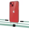 Чохол Upex Crossbody Protection Case для iPhone 13 Dark with Twine Pistachio and Fausset Matte Black (UP84340)