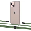 Чохол Upex Crossbody Protection Case для iPhone 13 mini Dark with Twine Mint and Fausset Matte Black (UP84495)