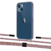 Чехол Upex Crossbody Protection Case для iPhone 13 mini Dark with Twine Mulberry and Fausset Matte Black (UP84496)