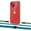 Чехол Upex Crossbody Protection Case для iPhone 13 mini Dark with Twine Cyan and Fausset Matte Black (UP84497)