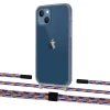Чехол Upex Crossbody Protection Case для iPhone 13 mini Dark with Twine Blue Sunset and Fausset Matte Black (UP84499)