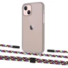 Чехол Upex Crossbody Protection Case для iPhone 13 Dark with Twine Critical Camouflage and Fausset Matte Black (UP84349)