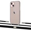 Чохол Upex Crossbody Protection Case для iPhone 13 mini Dark with Twine Black  and Fausset Silver (UP84503)