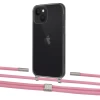 Чехол Upex Crossbody Protection Case для iPhone 13 Dark with Twine Coral and Fausset Silver (UP84353)