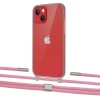 Чохол Upex Crossbody Protection Case для iPhone 13 Dark with Twine Coral and Fausset Silver (UP84353)