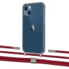 Чохол Upex Crossbody Protection Case для iPhone 13 Dark with Twine Red and Fausset Silver (UP84354)
