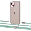 Чохол Upex Crossbody Protection Case для iPhone 13 Dark with Twine Pistachio and Fausset Silver (UP84357)