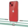 Чехол Upex Crossbody Protection Case для iPhone 13 mini Dark with Twine Pistachio and Fausset Silver (UP84510)