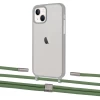 Чехол Upex Crossbody Protection Case для iPhone 13 mini Dark with Twine Mint and Fausset Silver (UP84512)