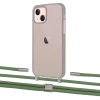 Чохол Upex Crossbody Protection Case для iPhone 13 Dark with Twine Mint and Fausset Silver (UP84359)