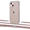 Чохол Upex Crossbody Protection Case для iPhone 13 Dark with Twine Mulberry and Fausset Silver (UP84360)