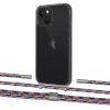Чехол Upex Crossbody Protection Case для iPhone 13 Dark with Twine Blue Sunset and Fausset Silver (UP84363)