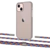 Чохол Upex Crossbody Protection Case для iPhone 13 mini Dark with Twine Blue Sunset and Fausset Silver (UP84516)