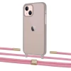 Чехол Upex Crossbody Protection Case для iPhone 13 Dark with Twine Coral and Fausset Gold (UP84370)