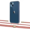 Чохол Upex Crossbody Protection Case для iPhone 13 Dark with Twine Cantaloupe and Fausset Gold (UP84372)