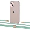 Чохол Upex Crossbody Protection Case для iPhone 13 mini Dark with Twine Pistachio and Fausset Gold (UP84527)